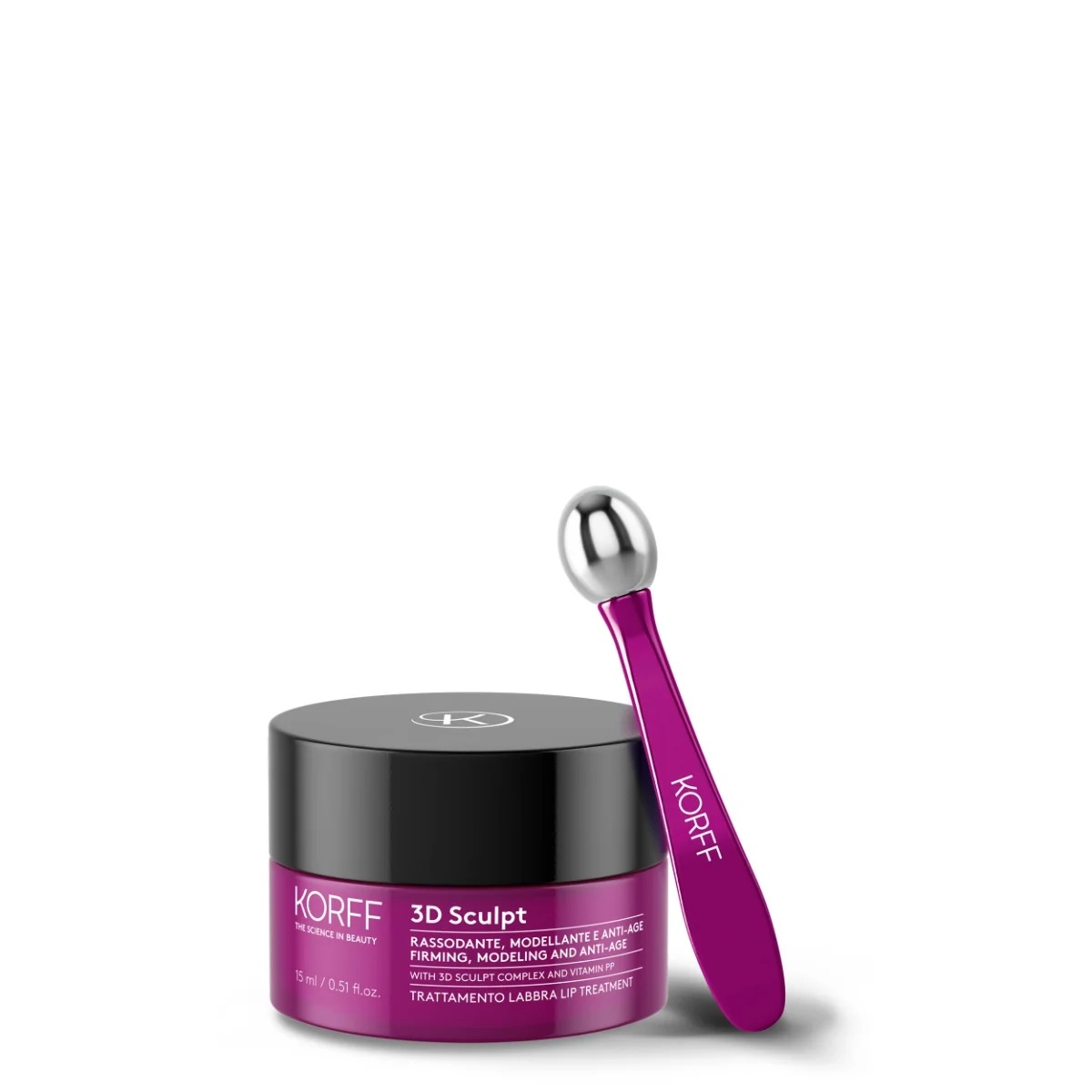 KORFF Korff 3D Sculpt krema za ustnice 15 ml učvrstitvena krema