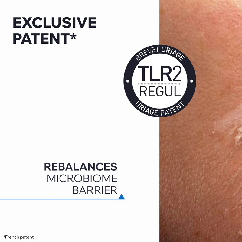 Uriage Bariéderm Cica Gel de Limpeza com Cobre-Zinco: gel de limpeza calmante para pele rachada.