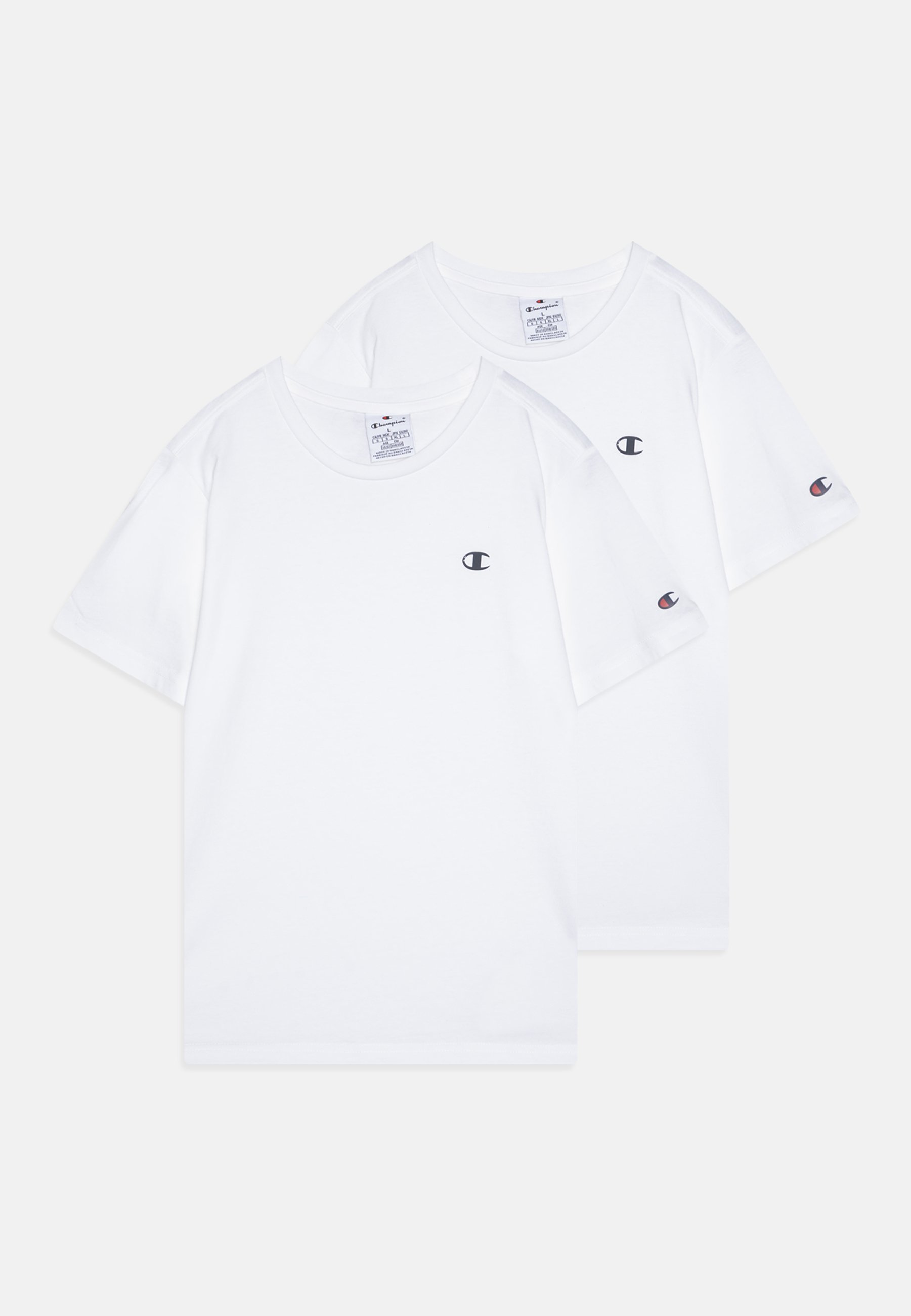 Champion ICONS CREWNECK UNISEX 2-PACK - Basic T-shirt - wit