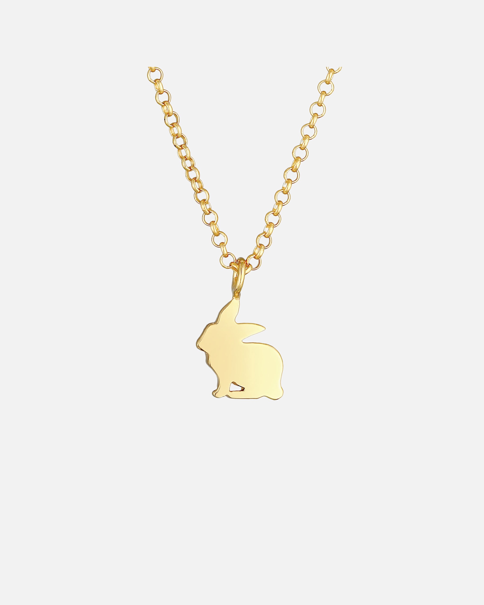 Elli Pendentif Enfant Lapin Animal Animal mignon et joueur en argent sterling 925