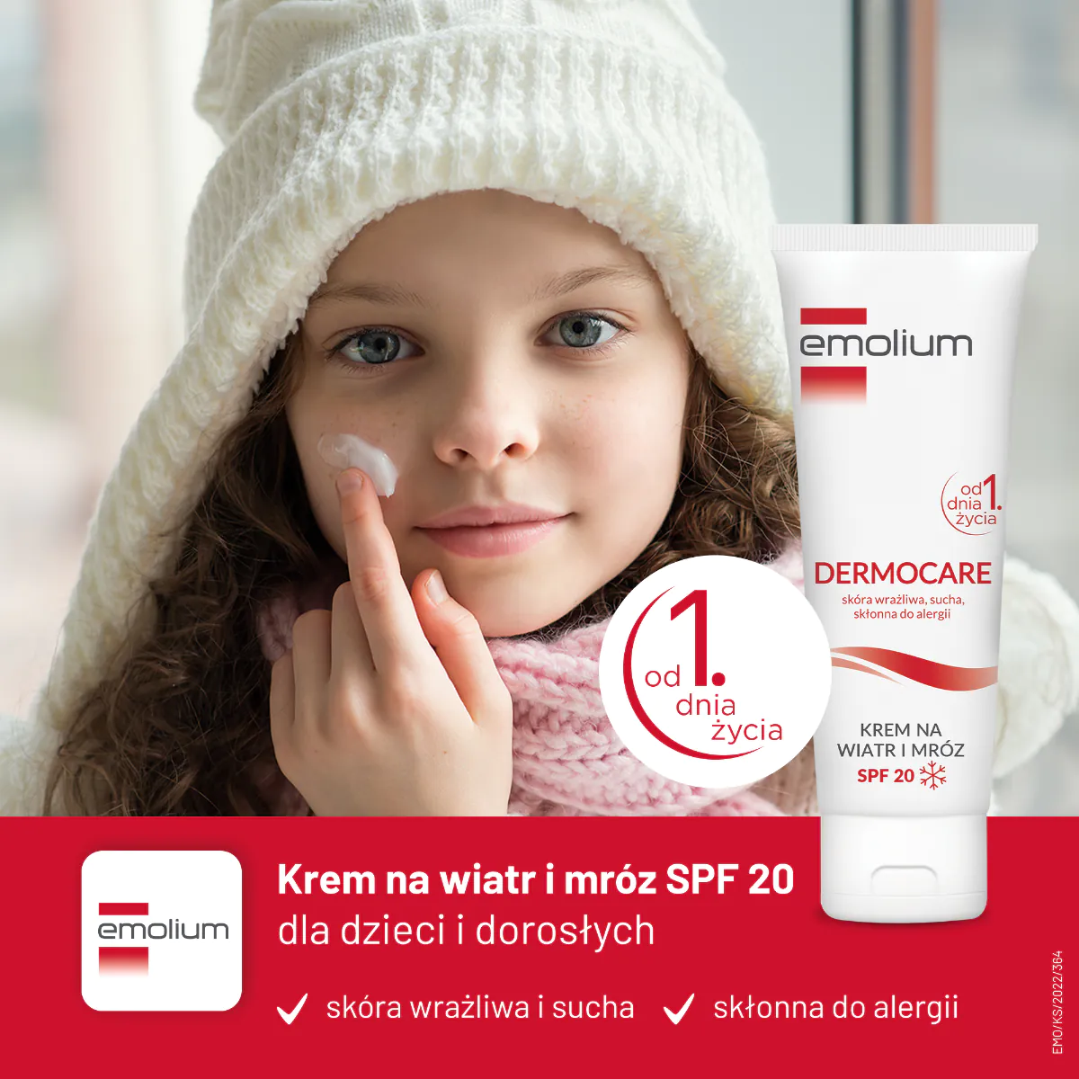 Emolium Krem ochronny na wiatr i mróz SPF20