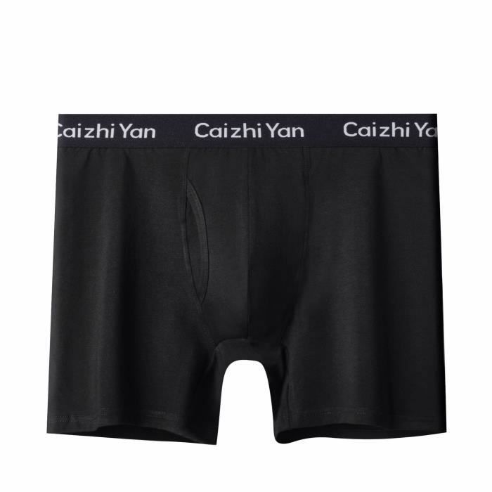 Cueca Boxer Masculina Confortável de Algodão - MOBIGARLAN XH429 Preta