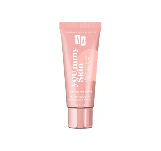AA You.mmy Skin Peach Flawless Foundation mineralny podkład do twarzy 02 Nude 30 ml
