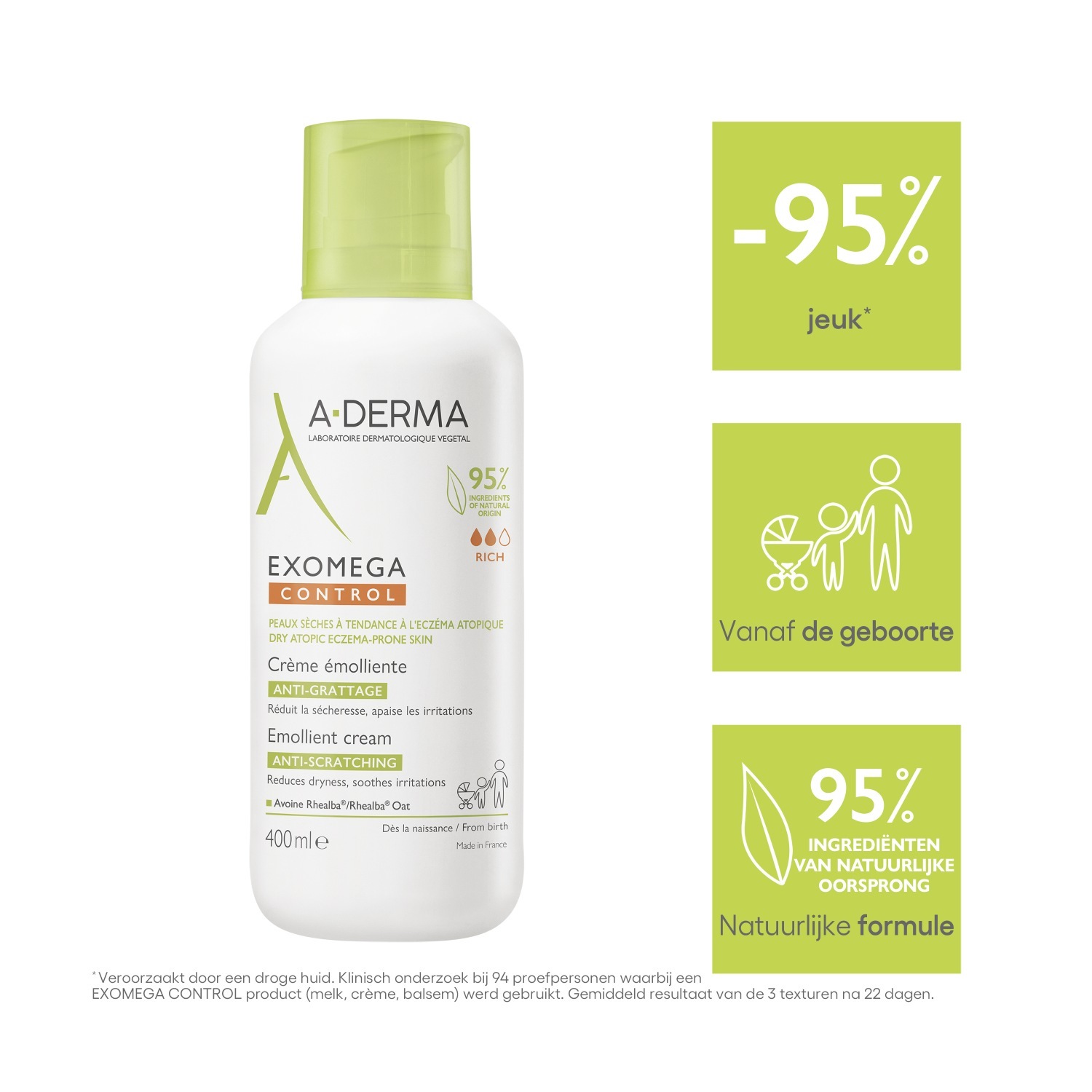 A-DERMA kūno kremas „Exomega Control“ drėkinamasis kremas – 50 ml
