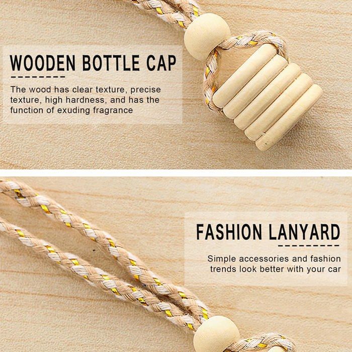 Lot de 10 désodorisants pour voiture, aromathérapie, diffuseur d'huiles essentielles à suspendre - Accessoires de décoration