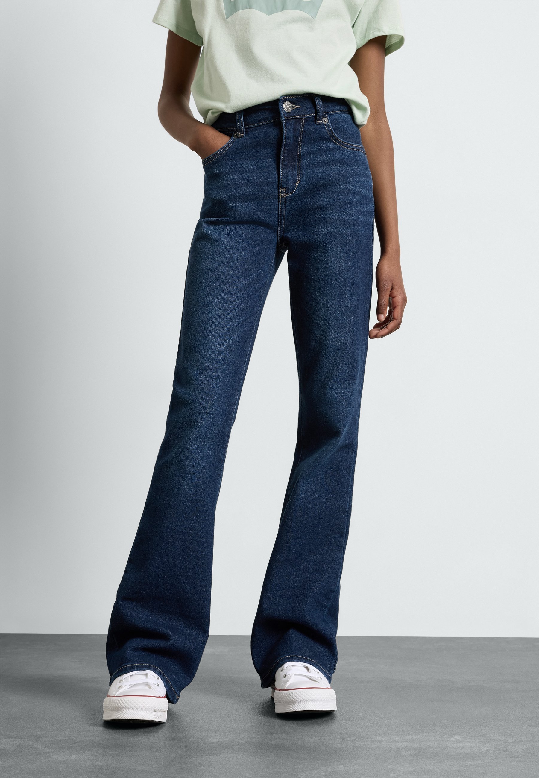 726 HIGH RISE FLARE - Flare jeans - dark blue denimLevi's®