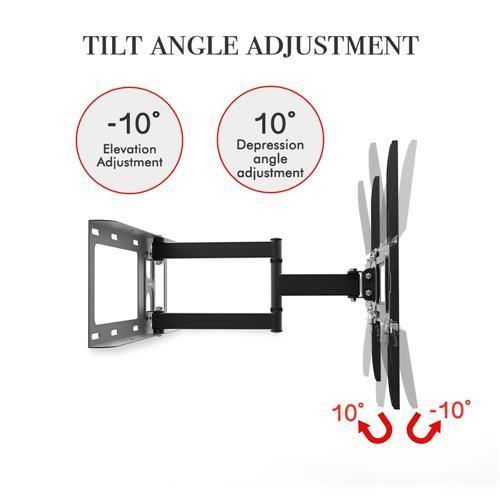 Soporte de pared inclinable y giratorio ALIGHTUP para TV - para pantallas de 32 a 60 pulgadas - VESA: 400 x 400 mm