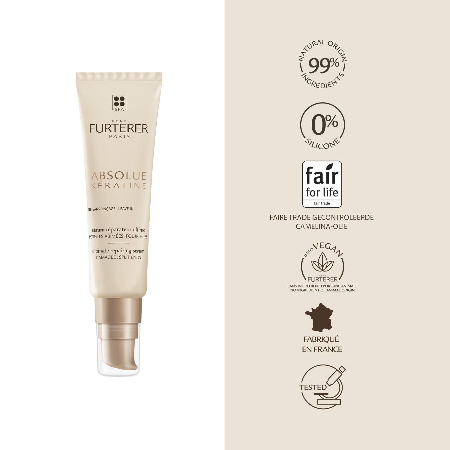 René Furterer Serum za kosu Absolue Kératine Ultimate Repairing Serum - 30 ml