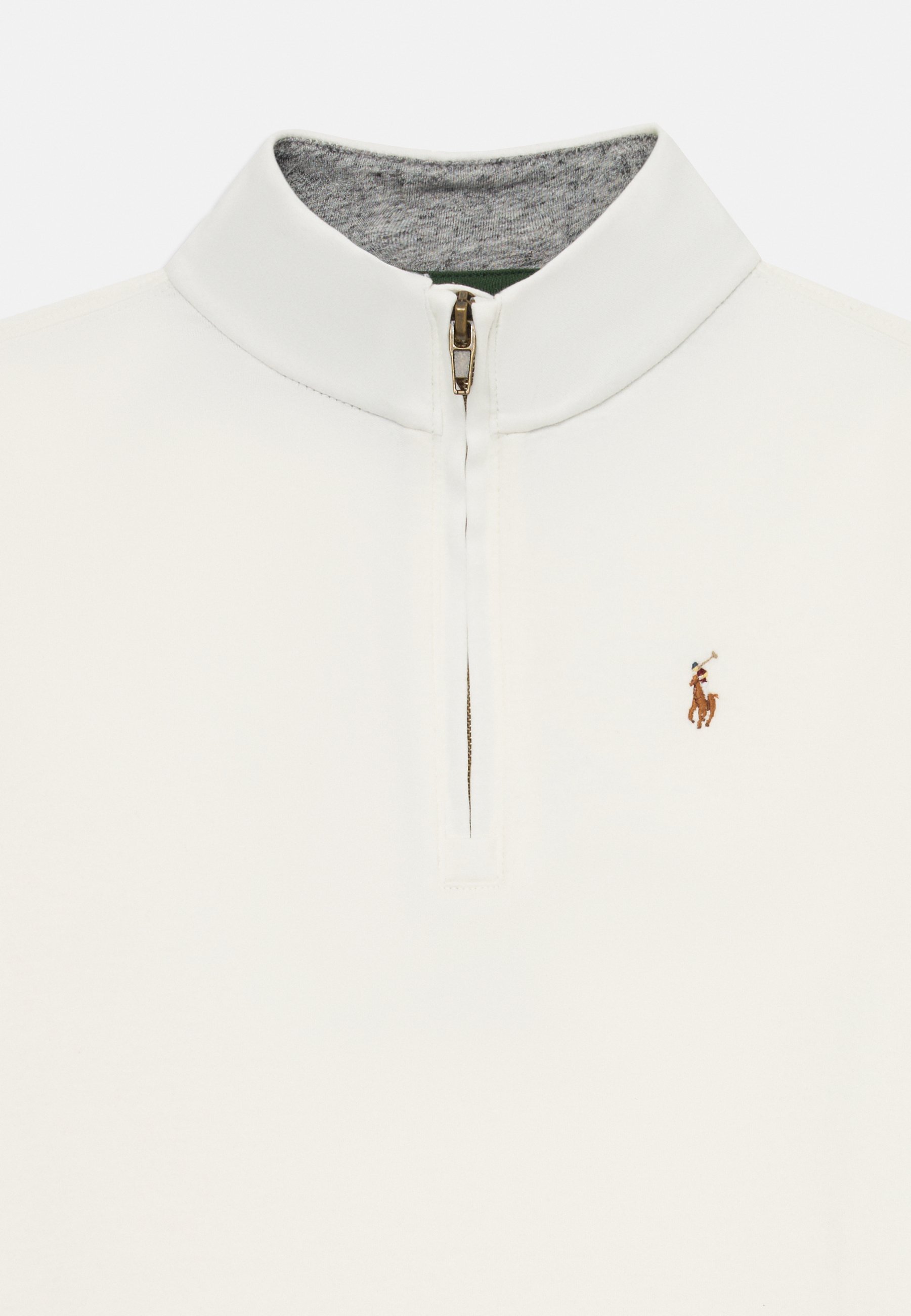 Polo Ralph Lauren COTTON INTERLOCK QUARTER ZIP PULLOVER - Topper langermet - navy