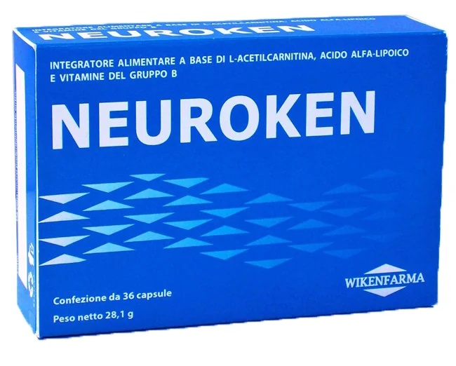 Nahrungsergänzungsmittel für das Nervensystem Neuroken 36 Kapseln