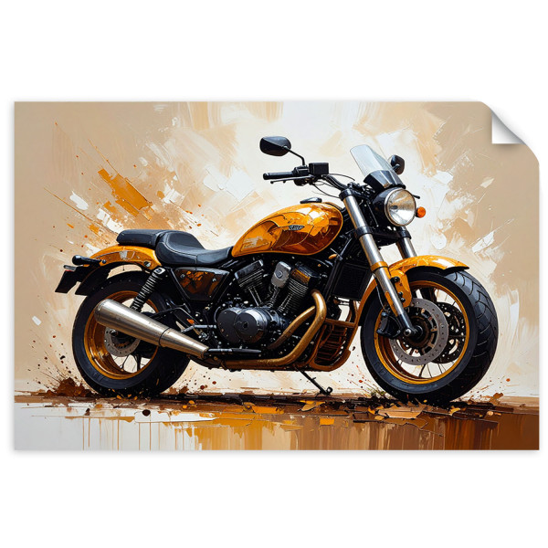 Naklejka samoprzylepna Feeby Motocykl Sportowy 30x20