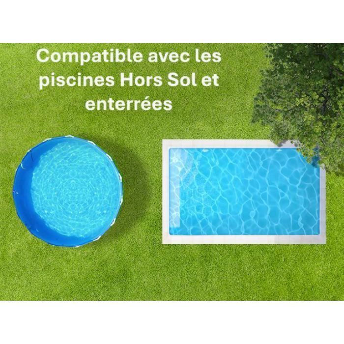 Robot de piscine sans fil - WYBOT - A1 - Autonomie 120 min - Nettoyage automatique - Double filtration