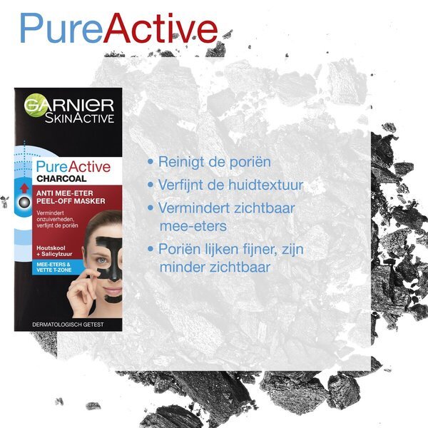 Garnier Skin Naturals maska za lice s aktivnim ugljenom, koja se skida s kože, 50 ml