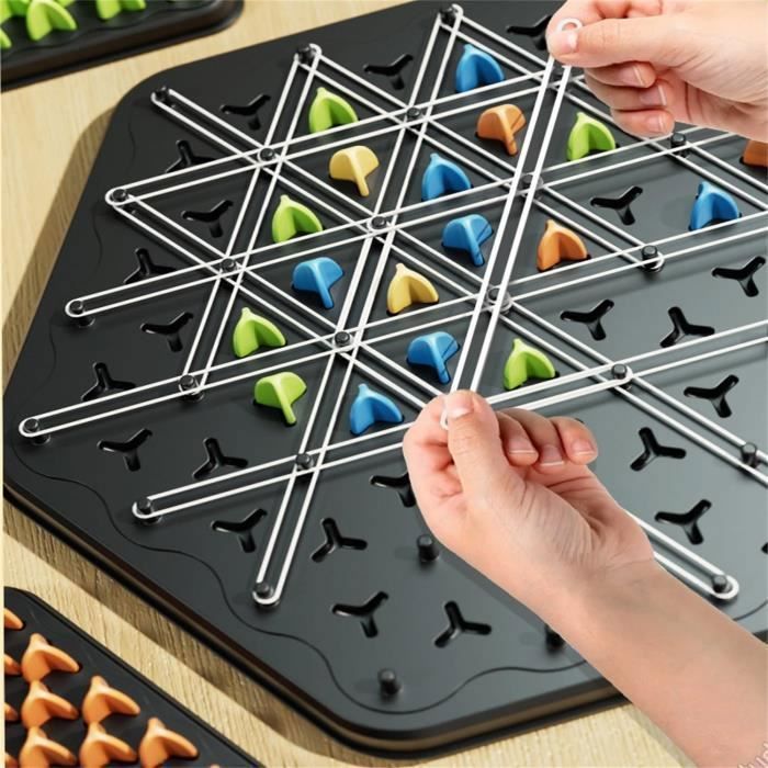 Triggle Game, Elastic Triggle Game, Classic Strategy Board Game The Collection, Interactive Triangular Chain Chess