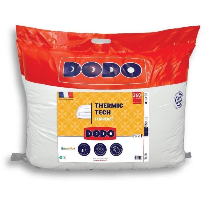DODO - Edredón de peso medio 250 g/m² - THERMIC TECH - 240 x 260 cm - Blanco