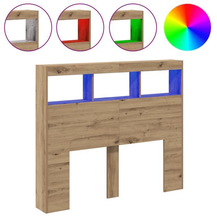 Cabecero de roble artesanal vidaXL, madera de ingeniería, 869112