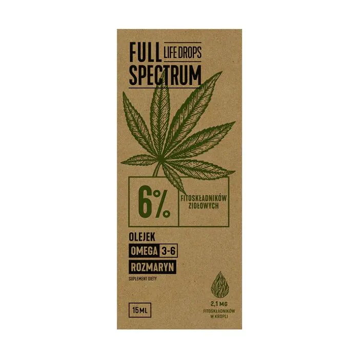 Full Spectrum Olejek Konopny CBD + CBDa 6% 15 ml