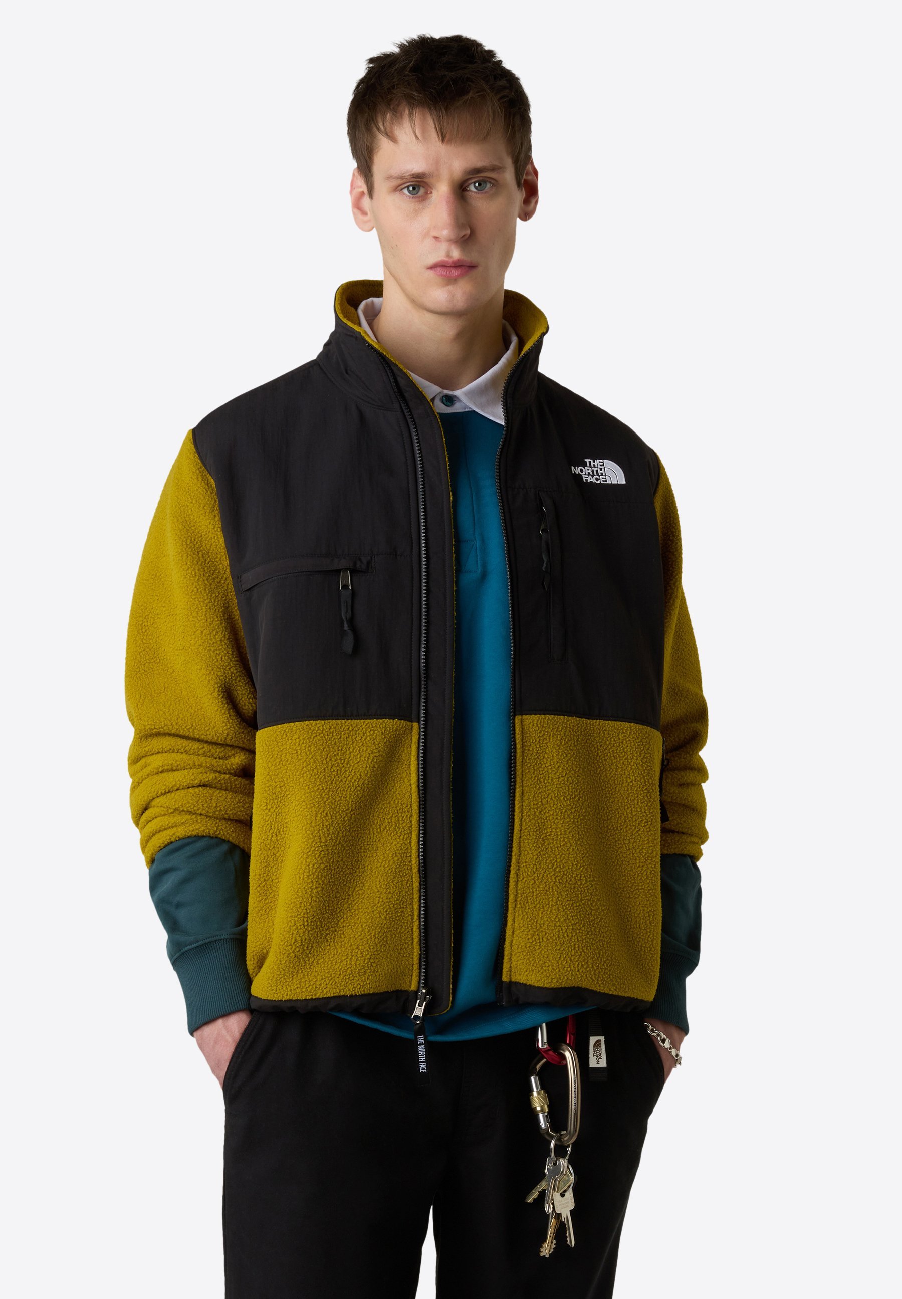 The North Face M RETRO DENALI JACKET - Fleecejack - diep dijon tnf zwart