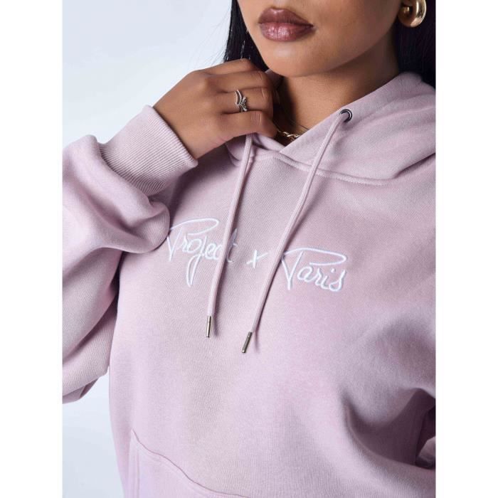 Signature hoodie - PROJECT X PARIS - Dames - Roze - Lange mouwen - Capuchon
