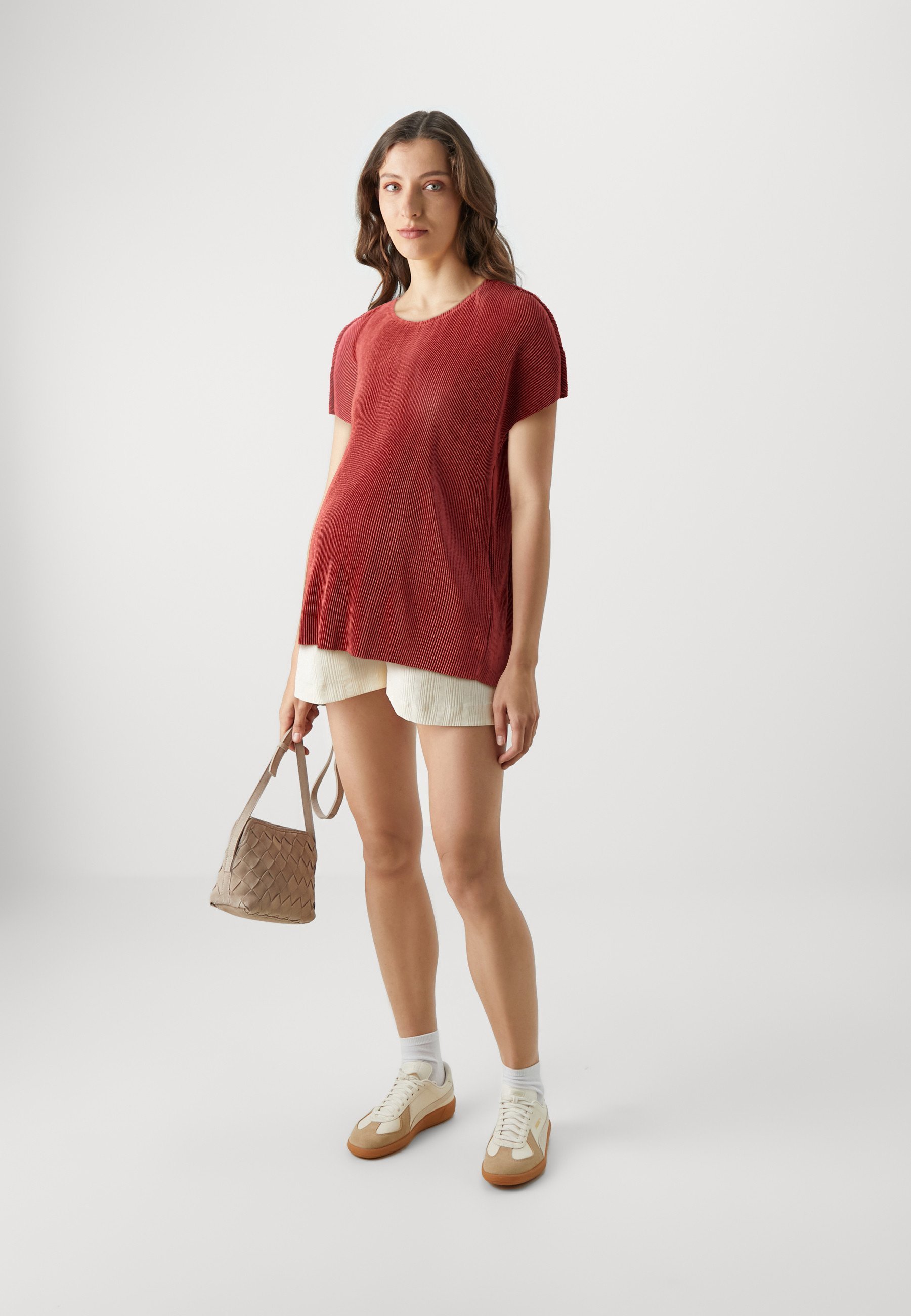 Anna Field MAMA Print T-shirt - bordeaux
