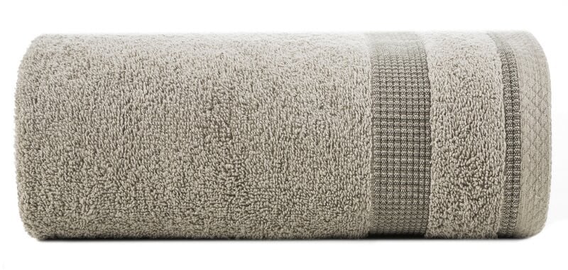 Ręcznik 50x90 Rodos beżowy ciemny frotte 500g/m2