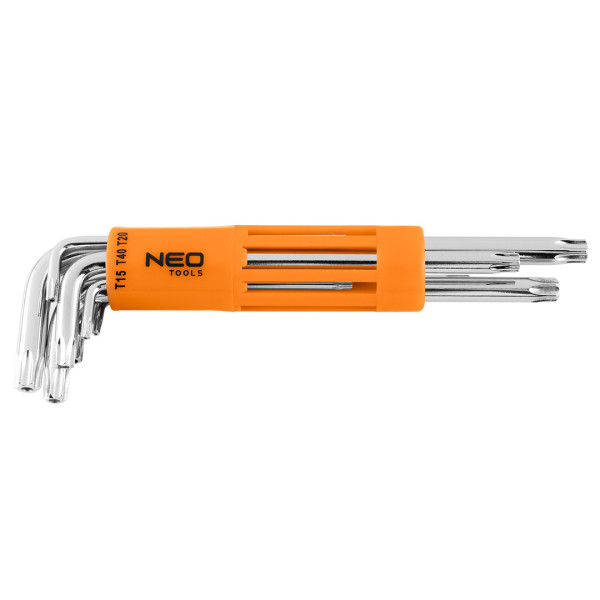 Klucze Torx długie T10-T50, 8 szt. NEO 09-524