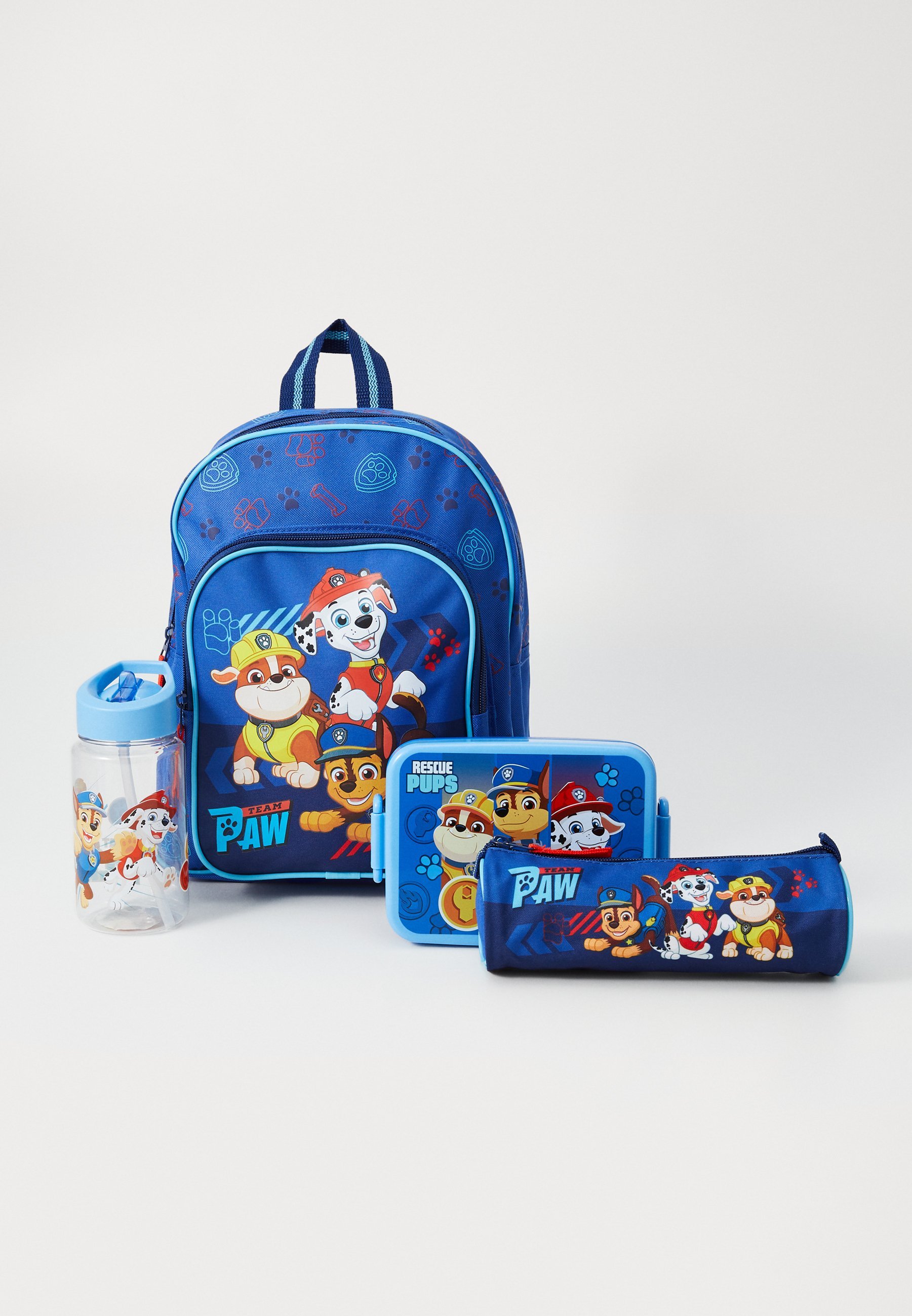 Kidzroom PAW PATROL BACK TO SCHOOL RUGZAK UNISEX SET - Schooltas - blauw