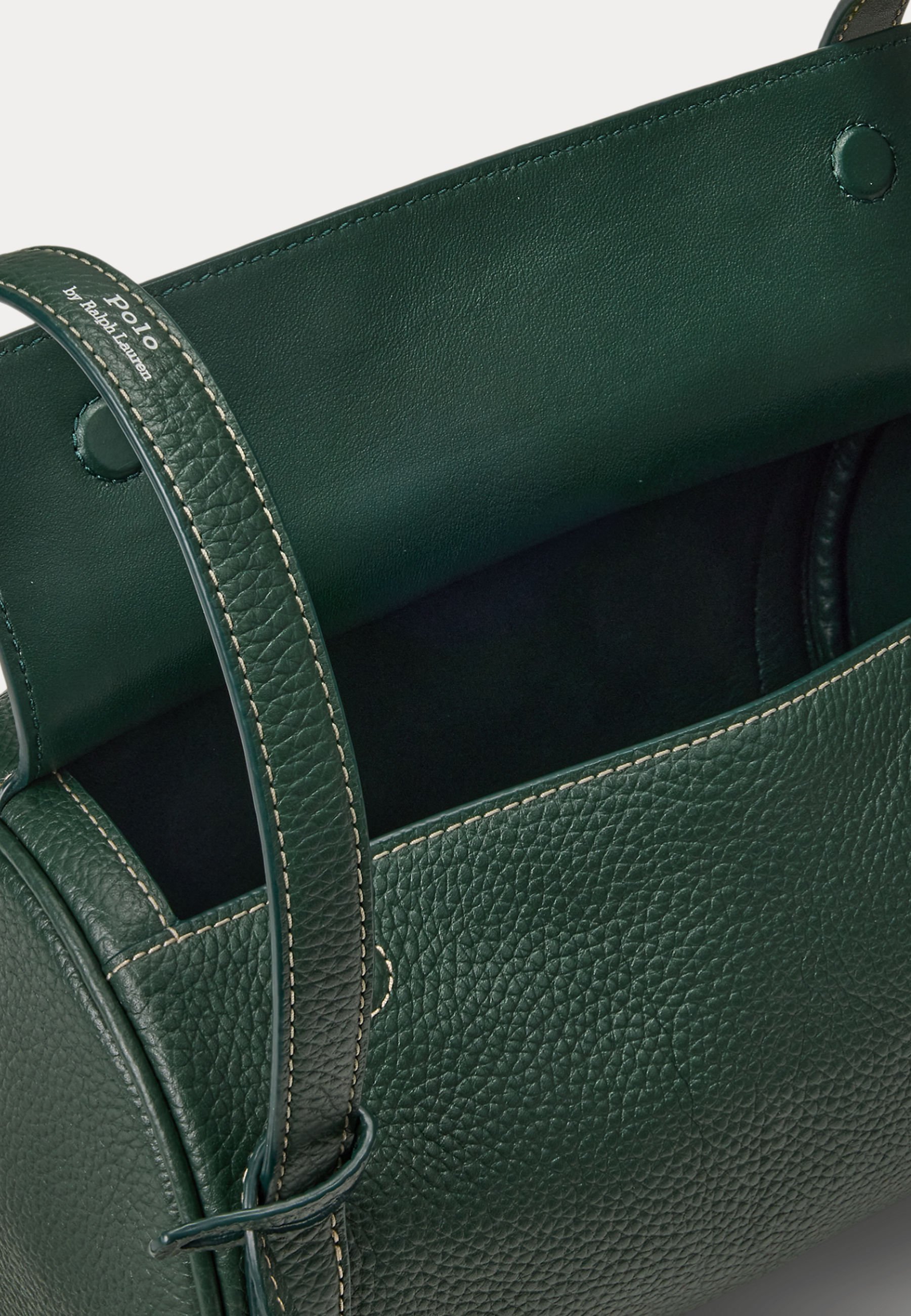 POLO RALPH LAUREN POLO PLAY LEATHER BARREL DUFFEL - Håndveske - blackPolo Ralph Lauren
