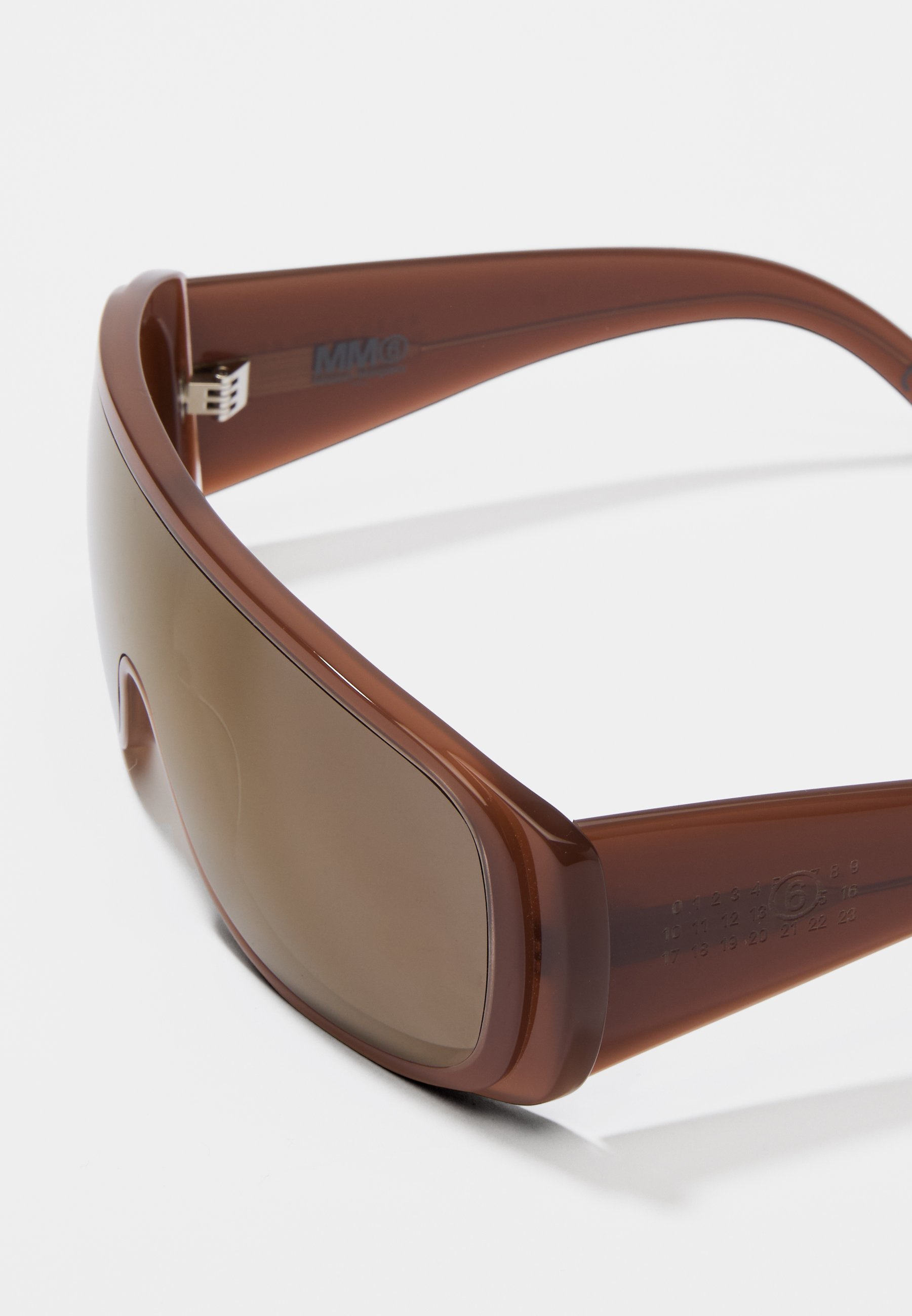 MM6 Maison Margiela MM6 MASK GREEN UNISEX - Okulary przeciwsłoneczne - brązowe