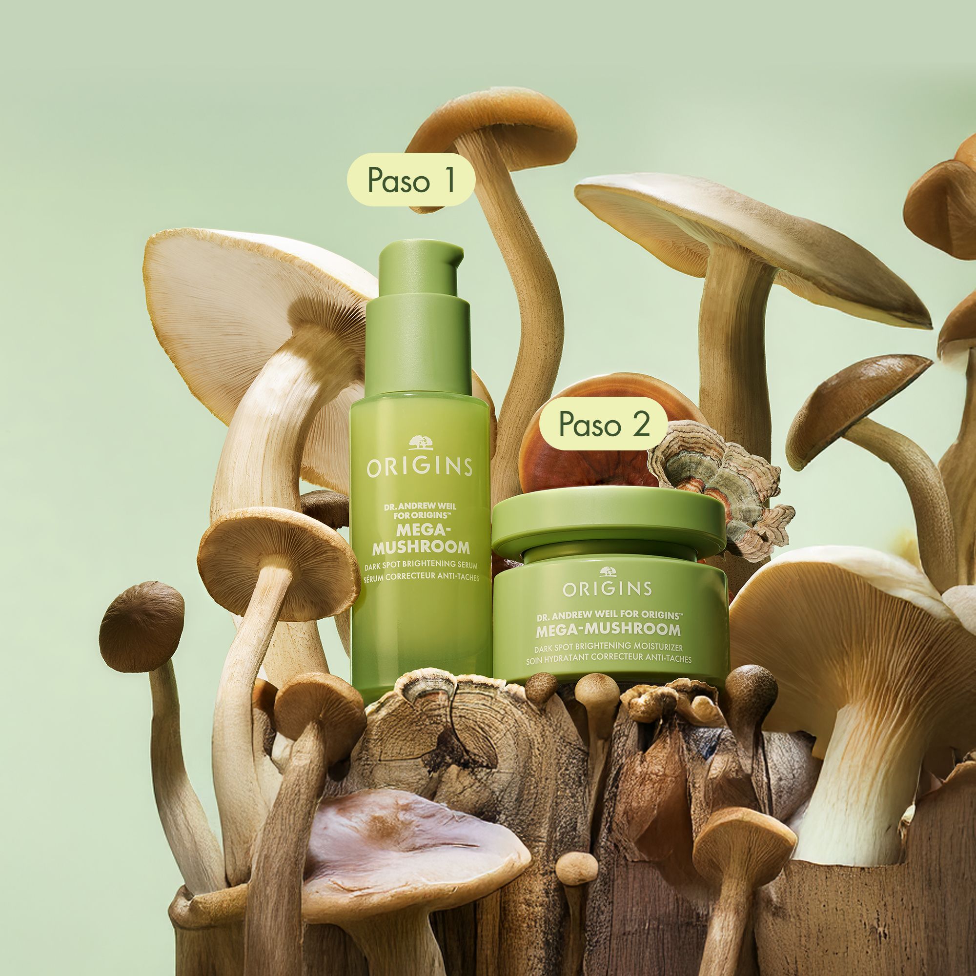 Hidratantna krema Dr. Andrew Weil For Origins Mega-Mushroom Tamne mrlje Brightening Moisturizer Hidratantna i hranjiva luksuz