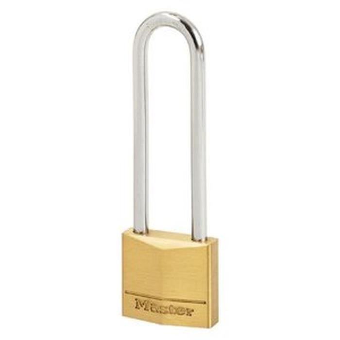 Cadeado MASTER LOCK de latão de 30 mm - Haste dupla de 64 mm com trava