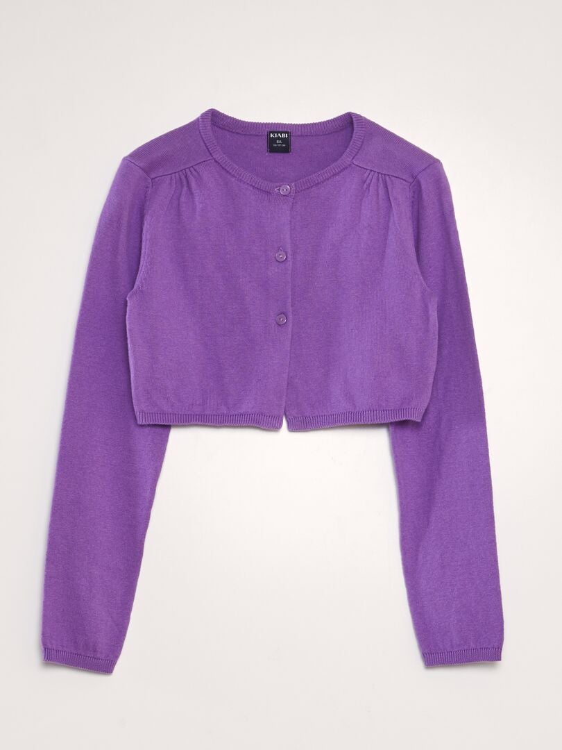 Bolero-achtig vest - PAARS