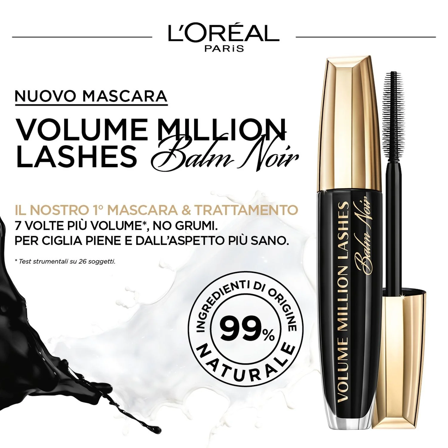 Occhi Volume Million Lashes Balm Noir Mascara - Mascara