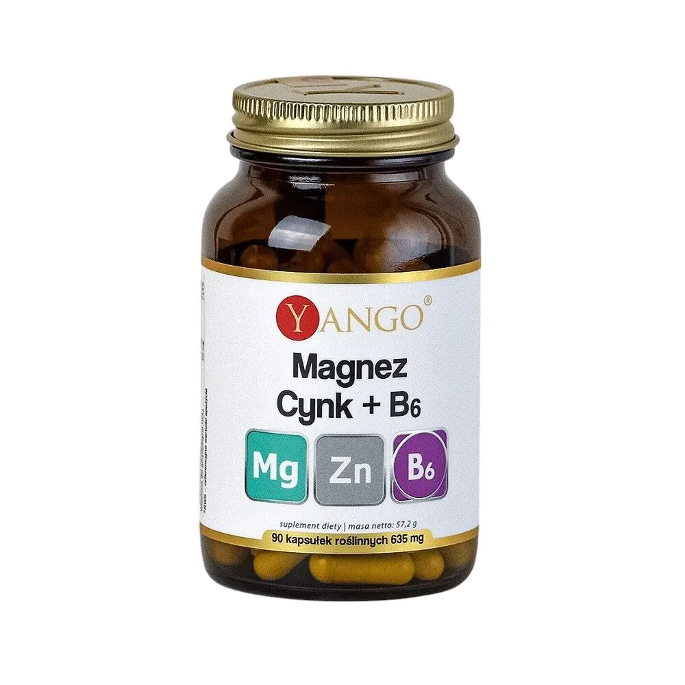 Yango Magnez+Cynk+B6 Kapsułki