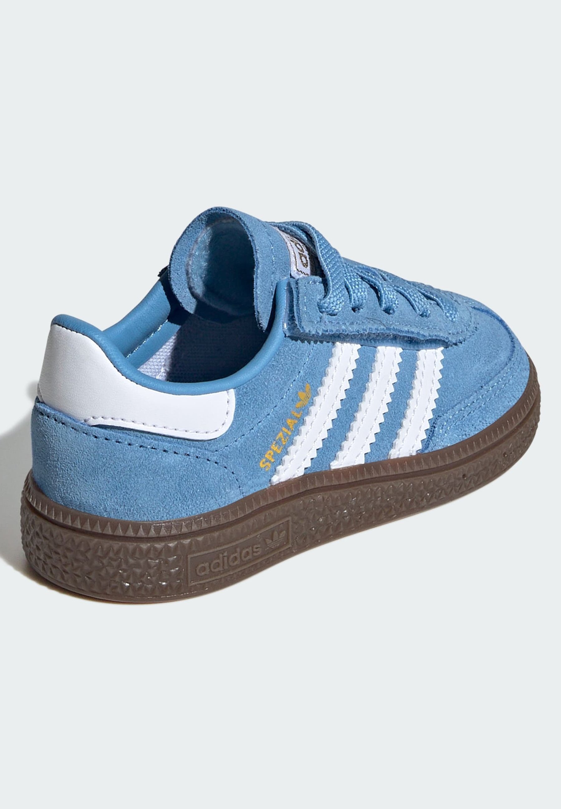 adidas Originals HANDBALL SPEZIAL UNISEXE - Chaussures bébé - bleu clair, semelle extérieure blanche en gomme