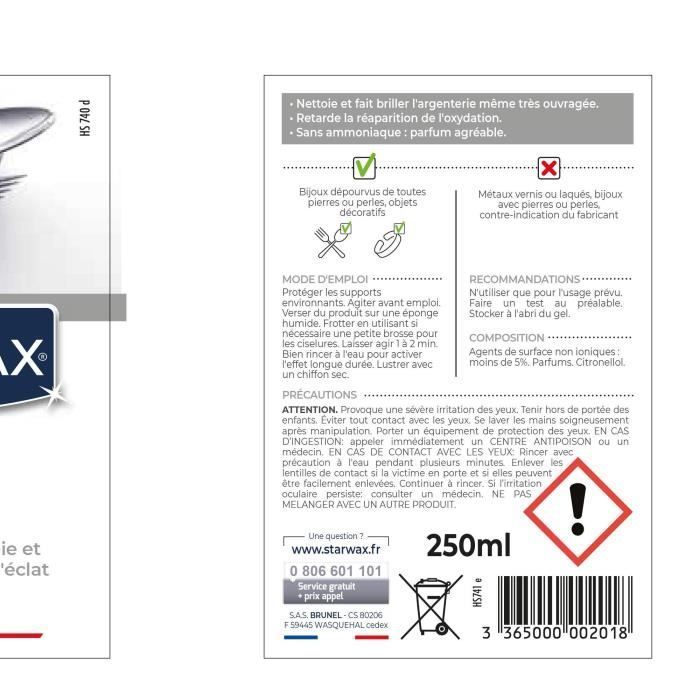 Nettoyant spécial pour argent - 250 mL