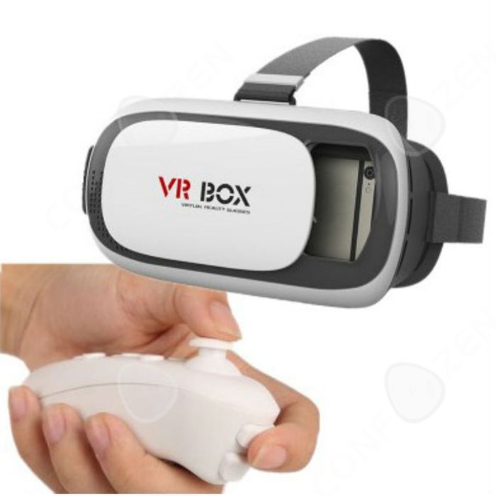 Visore per realtà virtuale 20x13,5x11cm ABS VR BOX Bluetooth 4.0 Visore 3D intelligente di ultima generazione per videogiochi