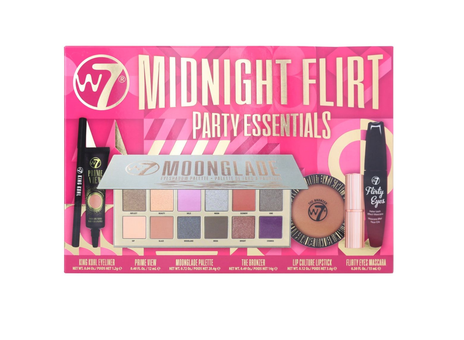 Vidurnakčio flirto vakarėlio pagrindų rinkinys Cofres de maquillaje