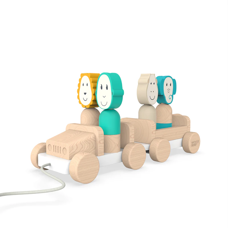 Matchstick Monkey Safari Jeep Trekspeelgoed