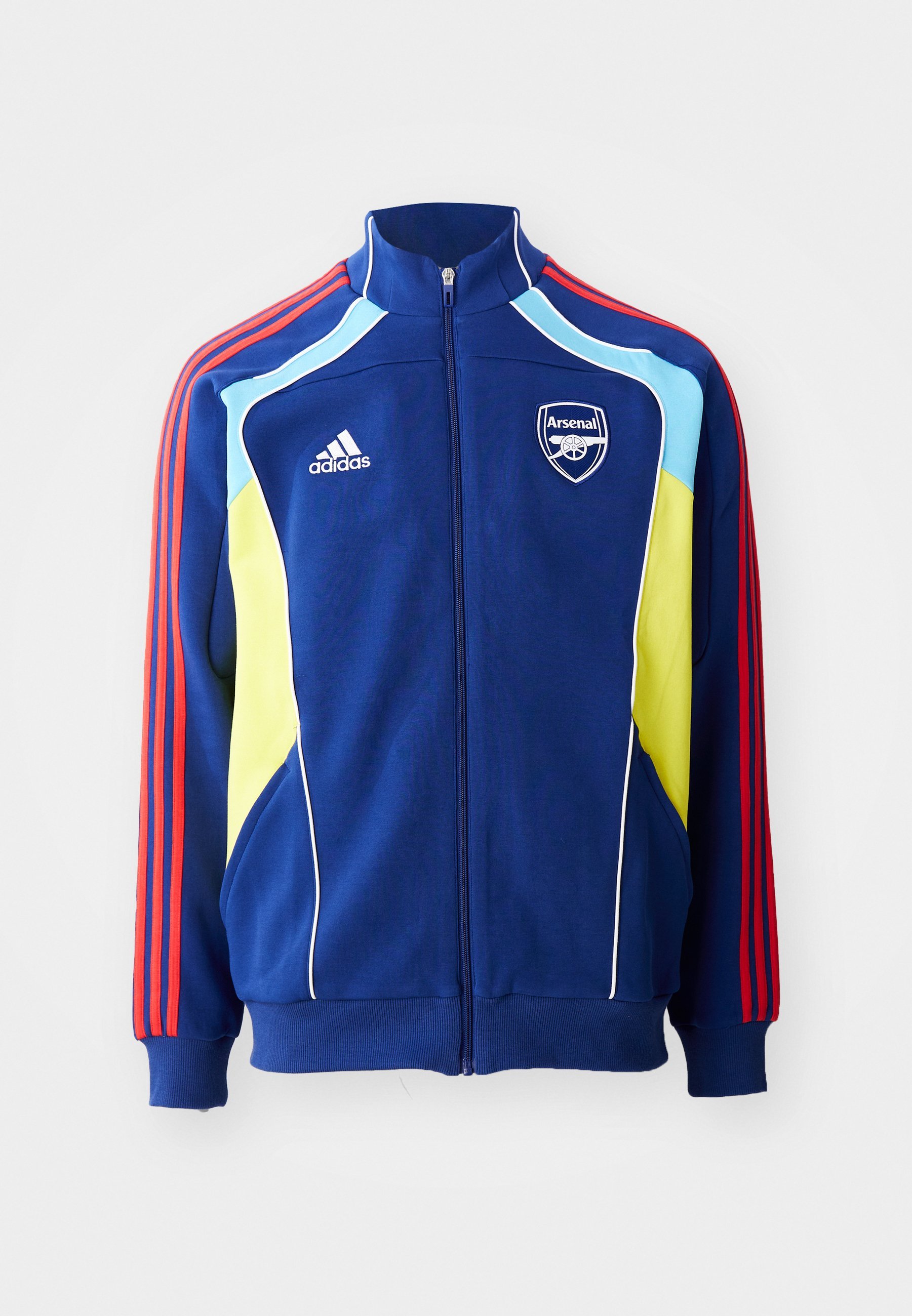 adidas Performance ARSENAL FC URBAN PURIST DOUBLEKNIT TRACK TOP - Klubisärk - võidusinine/erekollane/ere tsüaan
