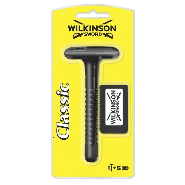 Klasična britvica Wilkinson Sword<br>Vključuje 5 rezil