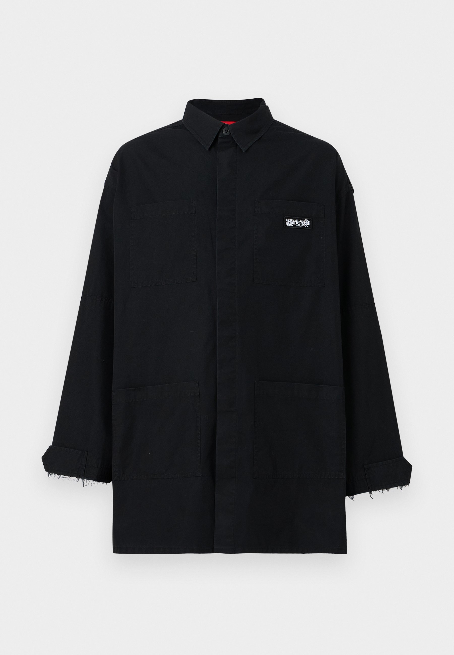 032c INTERMISSION VRHNJA MAJICA UNISEX - Bluza z gumbi - črna
