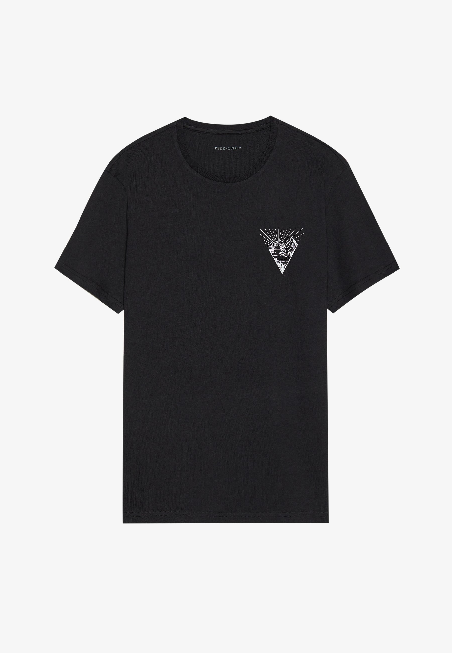 T-shirt imprimé Pier One - noir