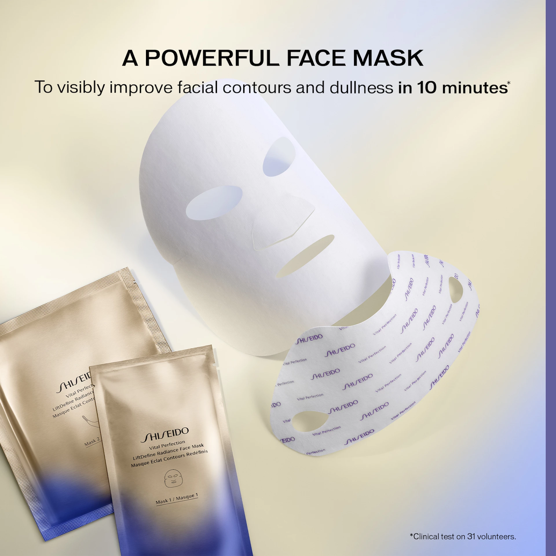 Rozjasňující pleťová maska Vital Perfection LiftDefine - Shiseido