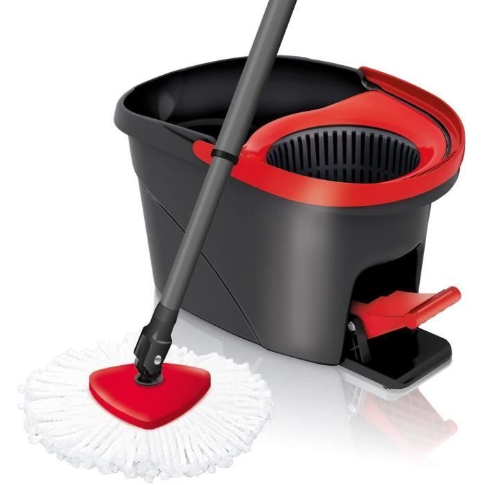 Conjunto de limpeza VILEDA Easywring: esfregão + balde giratório com espremedor