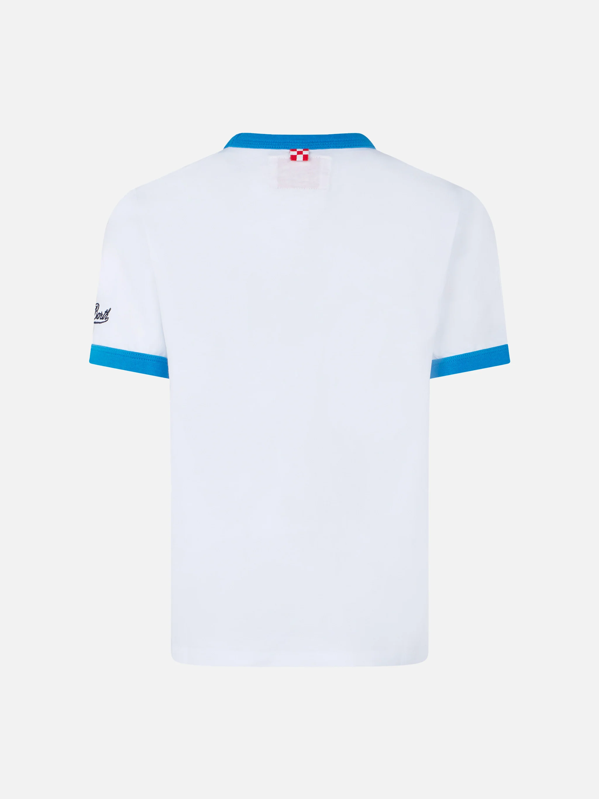 Kinder T-shirt van katoen met haaienprint
