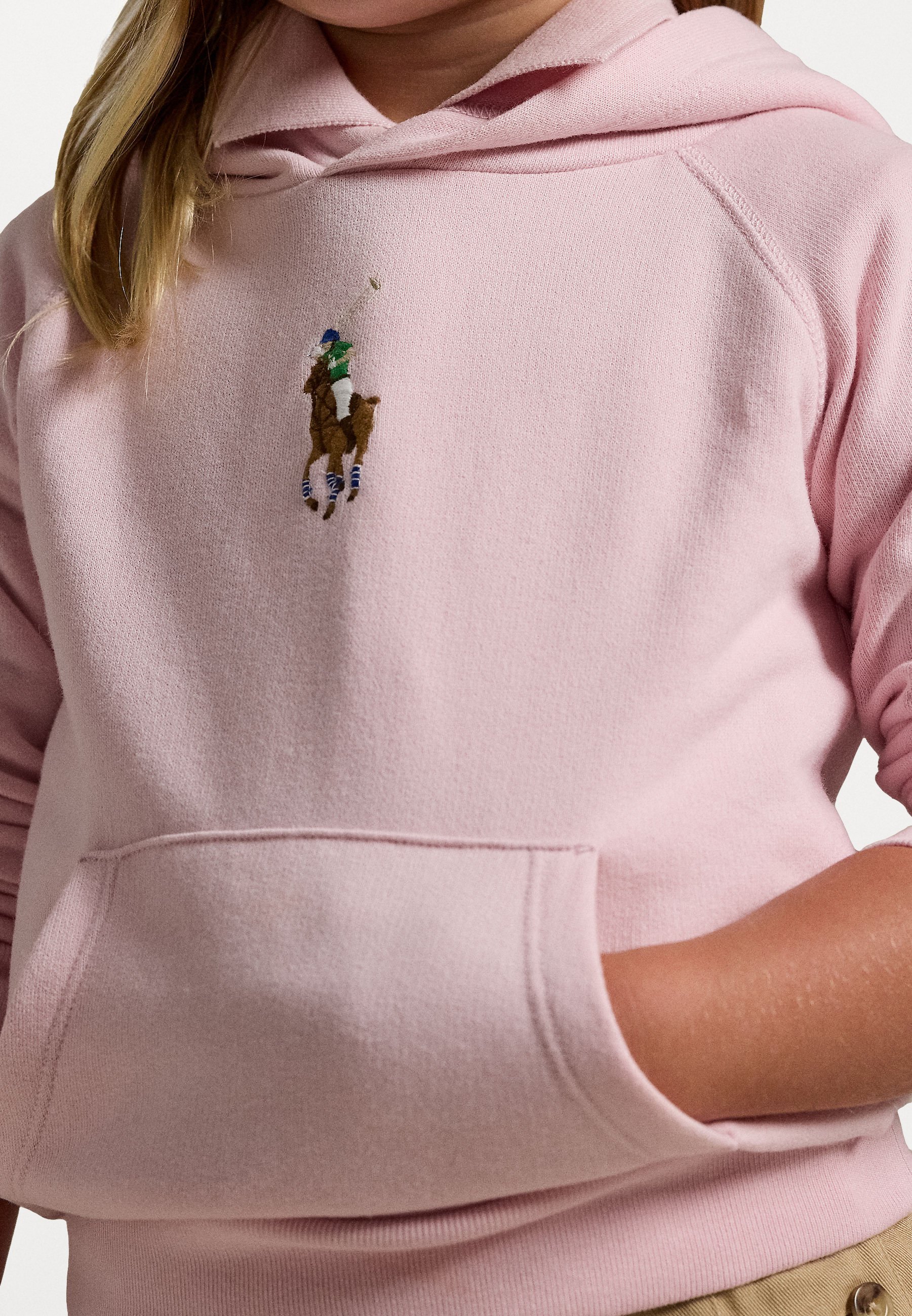 Polo Ralph Lauren BIG PONY FLEECE-HOODIE – Kapuzenpullover – Hauch von Rosa