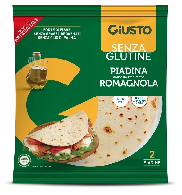 GIUSTO Giusto Glutenfreie Piadina 220 g Handwerkliches Produkt