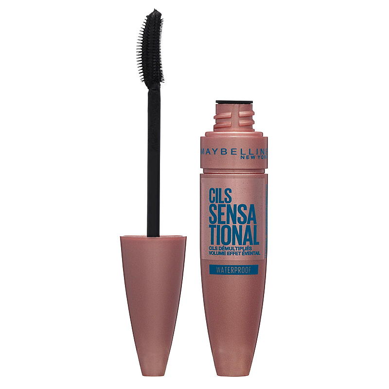 Máscara de pestañas Maybelline Lash Sens. negra resistente al agua