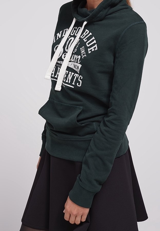 Bluza TOM TAILOR DENIM - ciemnozielona